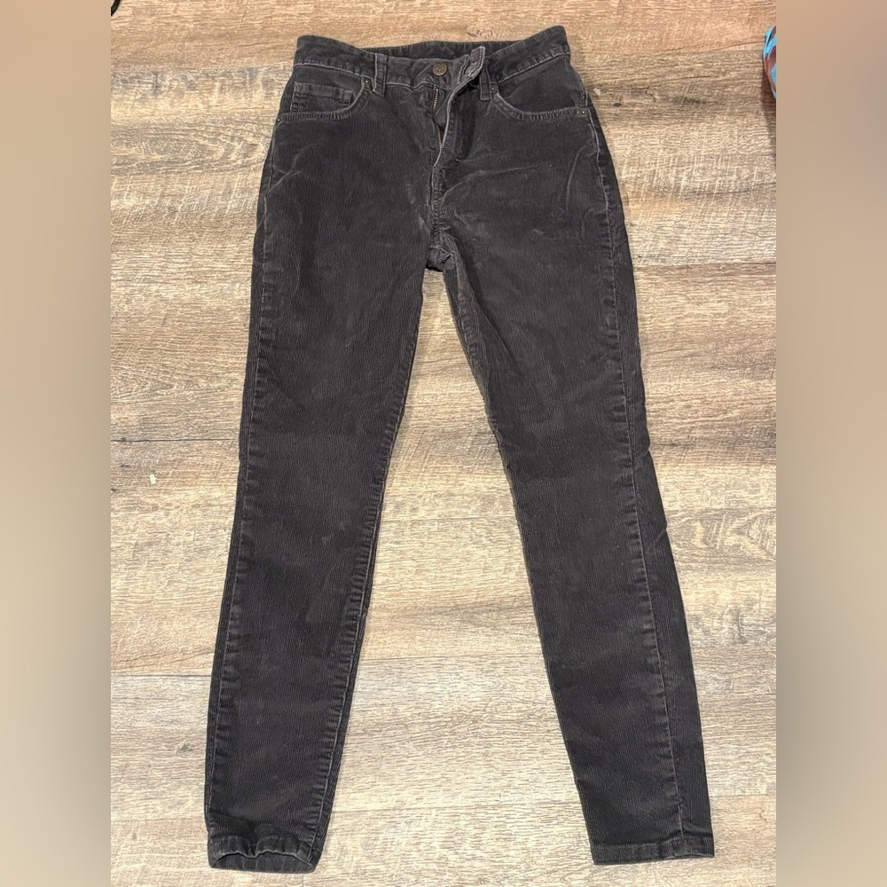 Patagonia Black Skinny Corduroy Organic Cotton Pants